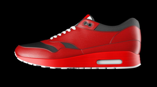 sneaker-red-3D-model sneaker-red-3D-model